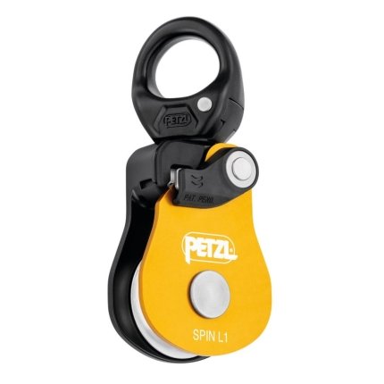 Petzl SPIN L1 Polea simple eficaz con bisagra giratoria