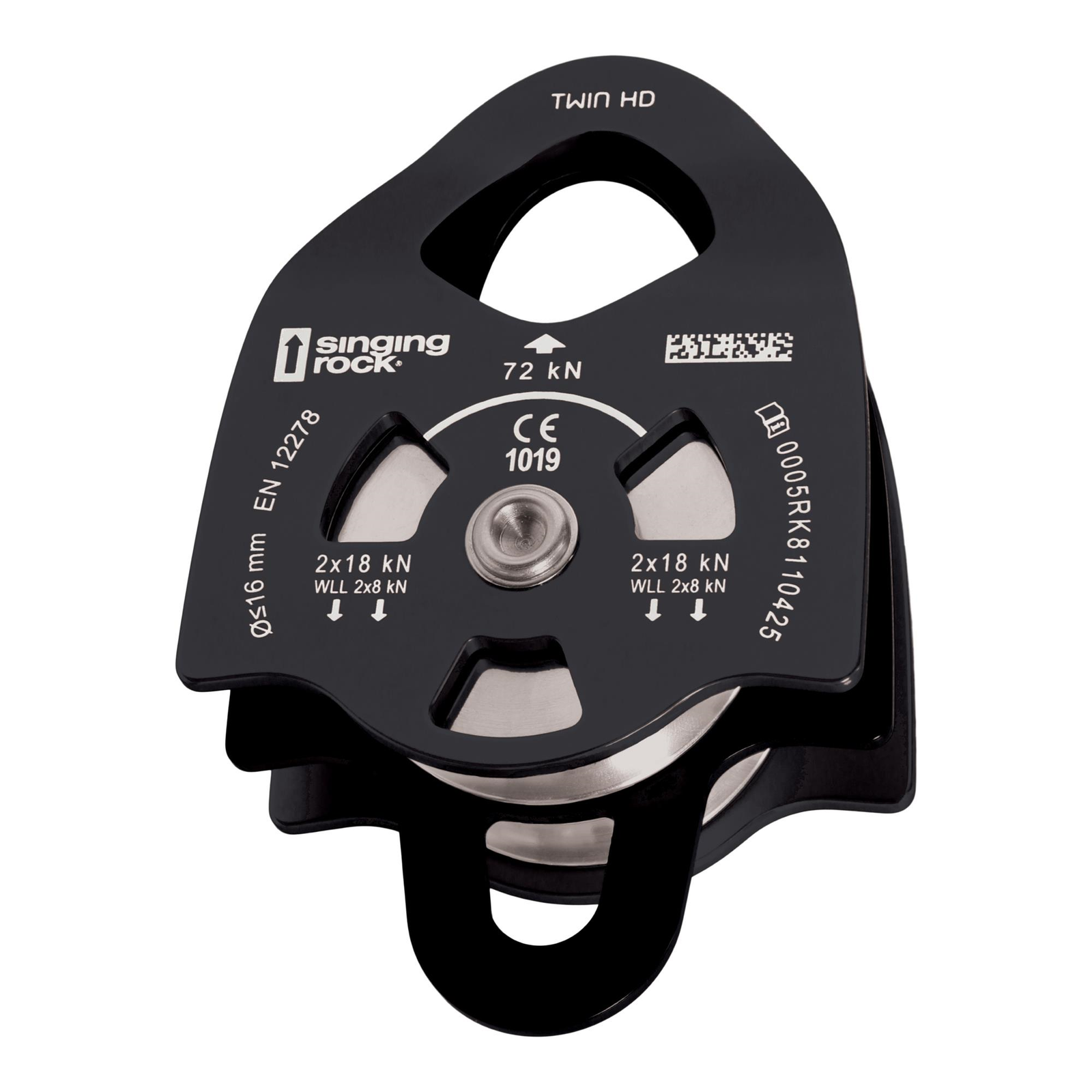RK811BX00.png PULLEY TWIN HD BLACK PULLEY TWIN HD BLACK Polea doble de alta resistencia - Image 1