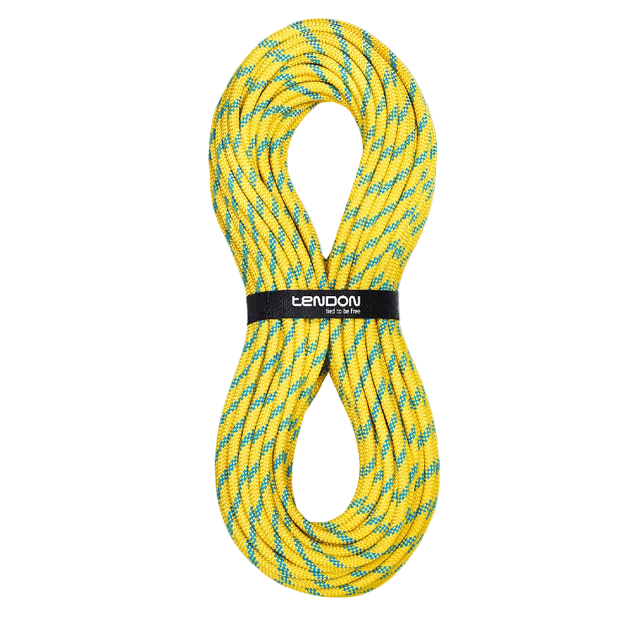Lano_static_11.0_SECURE_zluta_modra.png TENDON SMART LITE 10.5 YELLOW TENDON SMART LITE 10.5 Cuerda dinámica simple - Image 1